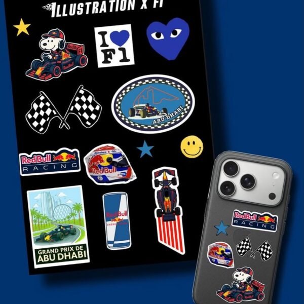 RedBull Sticker Sheet (a5)