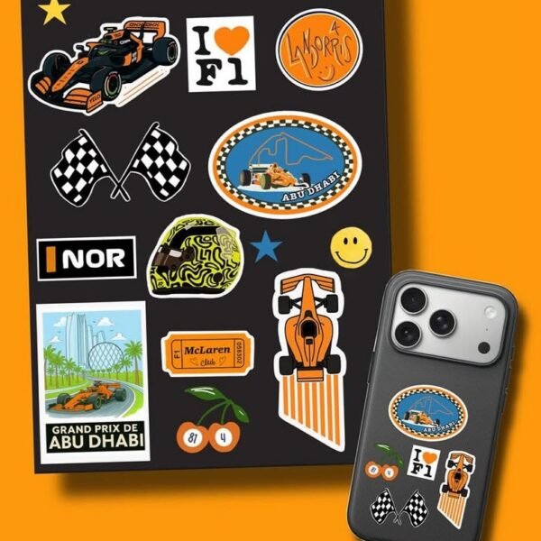 McLaren Sticker Sheet (a5)